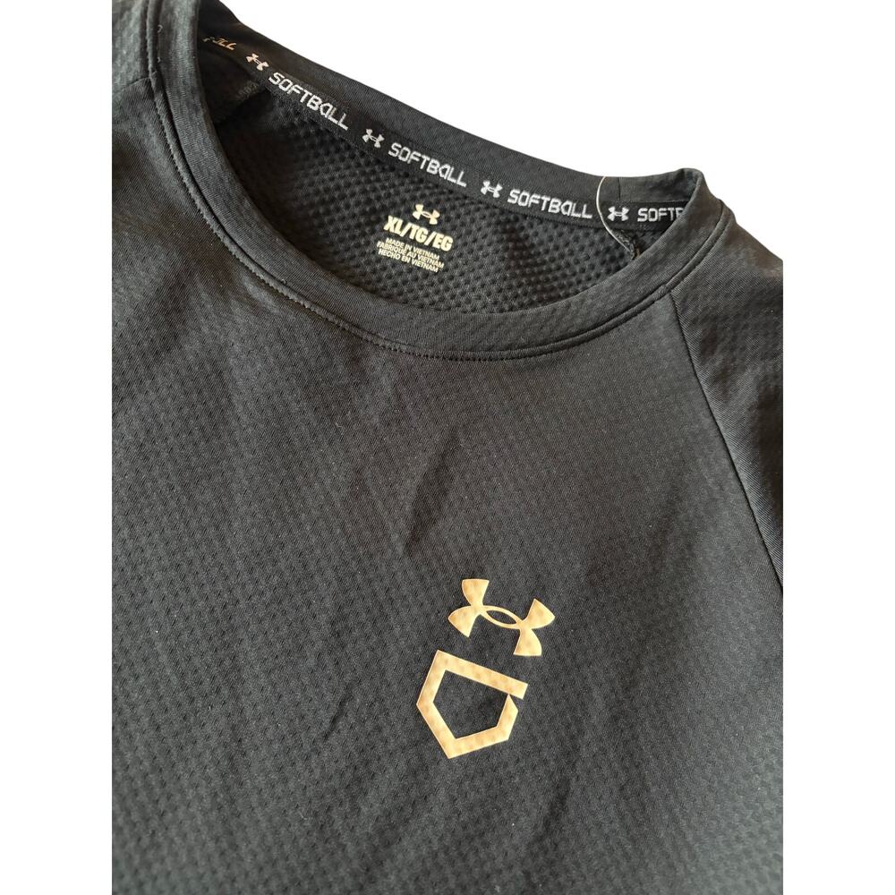 Under Armour Women's Size XL Black Fastpitch Softball‎ Crew Pullover - Picture 5 of 6